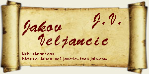 Jakov Veljančić vizit kartica